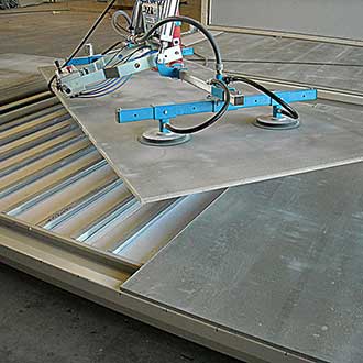 Dry screed for prefabricated buildings