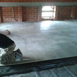 Dry screed