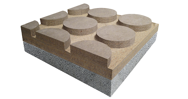 Pavimento radiante in cementolegno e polistirene espanso - BetonRadiant Styr EPS