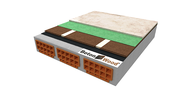 Solaio in fibra di legno Floor, Underfloor e cementolegno