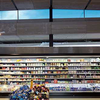 Supermarket interior design