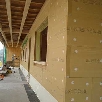 Wood Fiber thermal insulation for walls