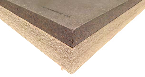 Accoppiato in cementolegno e fibra di legno BetonFiber dry
