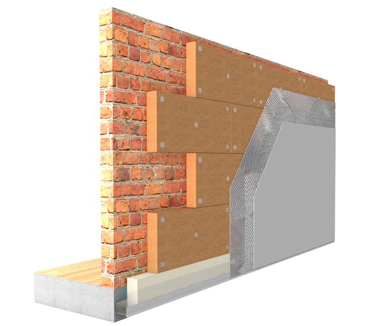 Istruzioni di posa cappotto termico in fibra di legno densità 230 kg/m³ - FiberTherm Protect